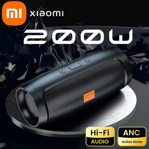 2025NEW XIAOMI 휴대용 블루투스 스피커 무선 고 충실도 서라운드 사운드 박스 야외 방수 캠핑 파티 스피커
