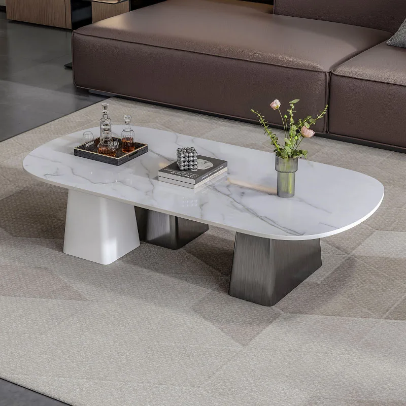 Saving Coffee Table Lounge Space Sideboard Collectable Center Table Practical European Tavolino Salotto Living Room Furniture
