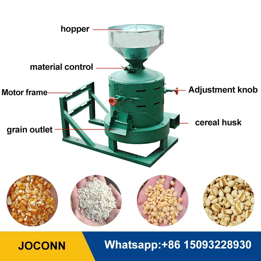 Agricultural Wheat Barley Skin Removing Machine Soybean Corn Dehuller Machine Paddy Rice Husker Machine