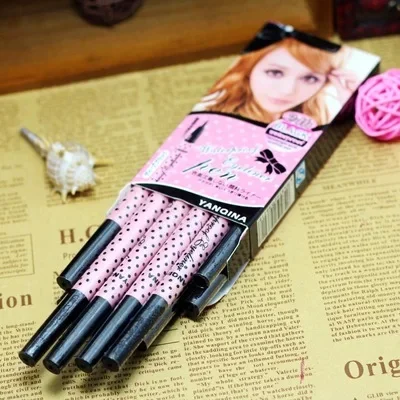 12 قطعة كحل أسود طويل الأمد كحل مقاوم للماء مقاوم للتلطخ كحل سائل قلم رصاص مستحضرات التجميل أدوات ماكياج التجميل