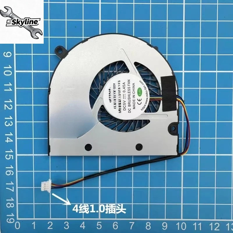 New original four-wire for BF07506H05FP AB07506HX060B00 MD7506HS fan