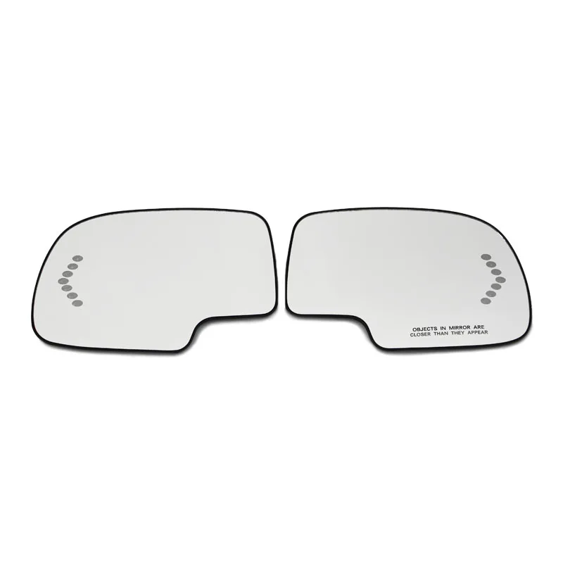 For Chevy Chevrolet Avalanche Silverado Suburban Tahoe 1500 3500 Side Heated Wing Mirror Glass Wide Angle Rearview Mirror