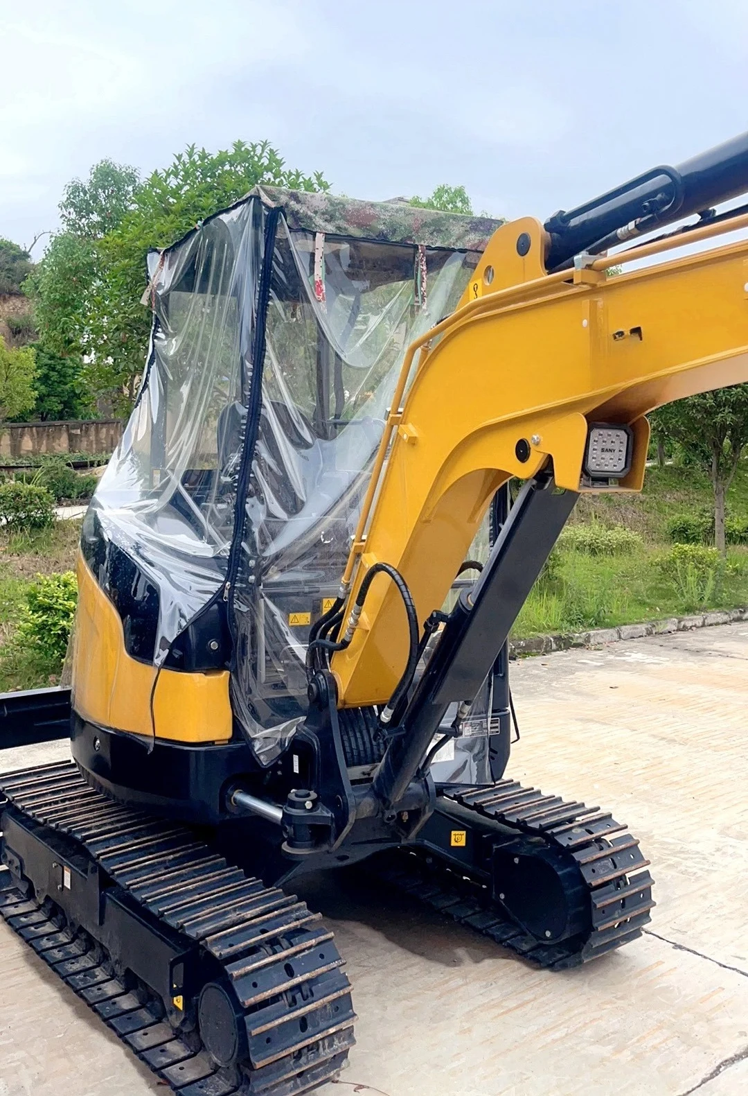 

1PC For Yanmar15/17/20/25/27/30/33/35 Mini Excavator Windproof Warm Awning PVC Cover