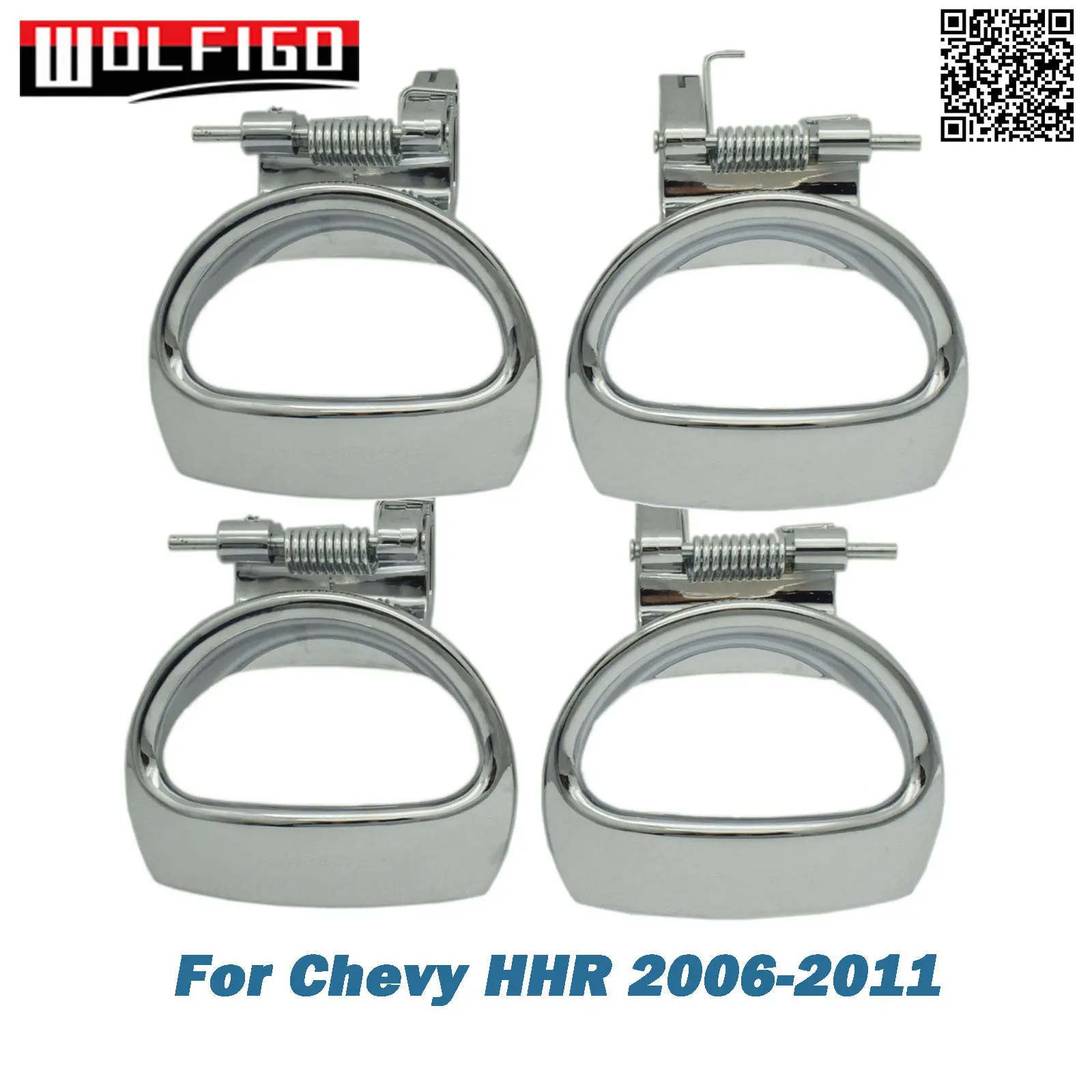 Front Rear Left Right Inside Chrome Door Handle For Chevy HHR  2.0L 2.2L 2.4L 2006 2007 2008 2009 2010 2011 19299614,19299613