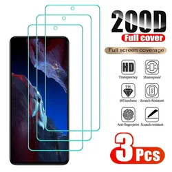 3Pcs Gehärtetem Glas Für Poco X6 F6 M6 X5 X3 Pro X4 F4 F3 GT Screen Protector Für Xiaomi Redmi Hinweis 11 11S 10 9 13T 12T Pro Glas