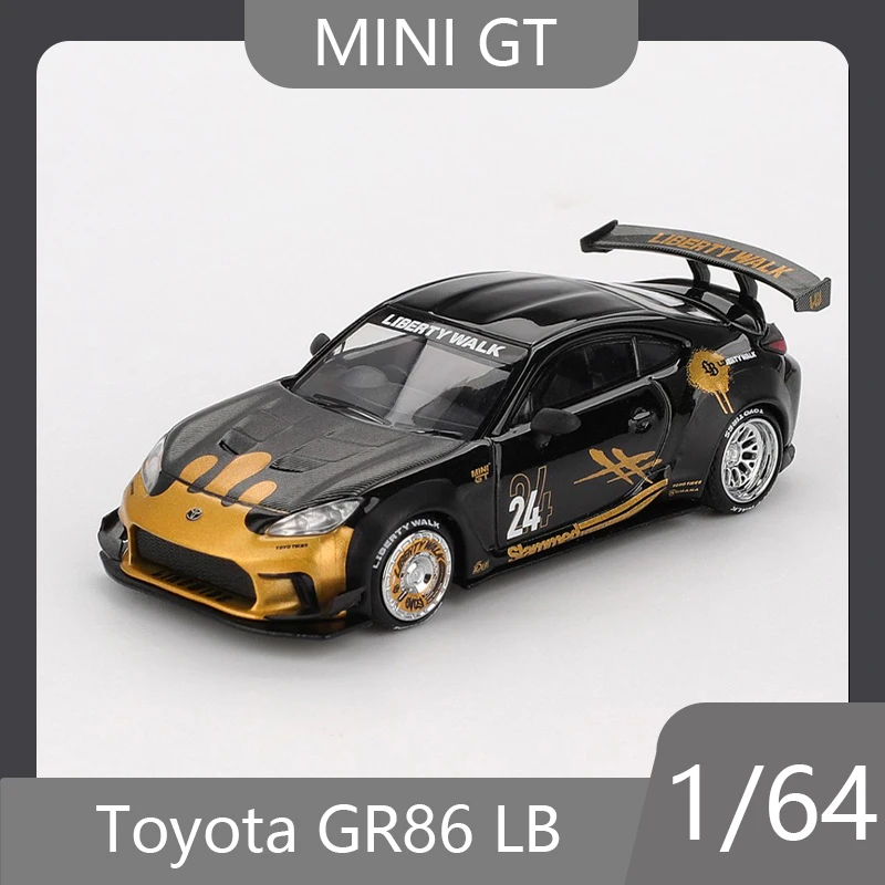 

MINIGT 1:64 Toyota GR86 LB modification 1149 # simulation alloy car model collection desktop ornament