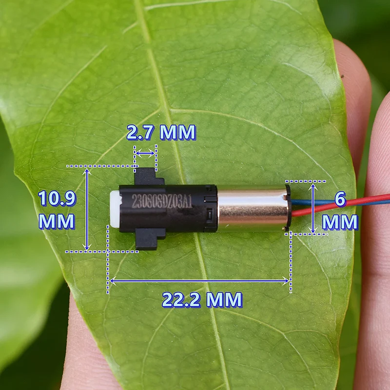 DC 3V 3.7V Mini Tiny 6MM Linear Telescopic Motor Micro Coreless Planetary Gearbox Motor Stroke 4MM DIY Fingerprint Lock