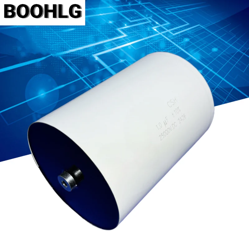 

1PCS 1UF 25000V DC 1.0uF 25kv 105 generation 20KV pulsed high voltage capacitor external lithotrip crusher