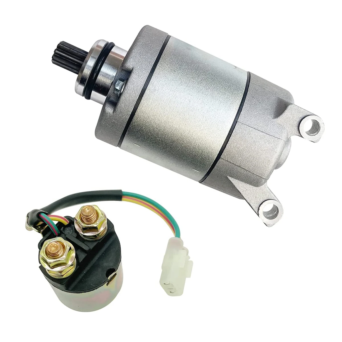 SMU0405 Starter Motor & Solenoid Relay For Honda TRX450ER ATV 2006-2014 31200-HP1-601 18922