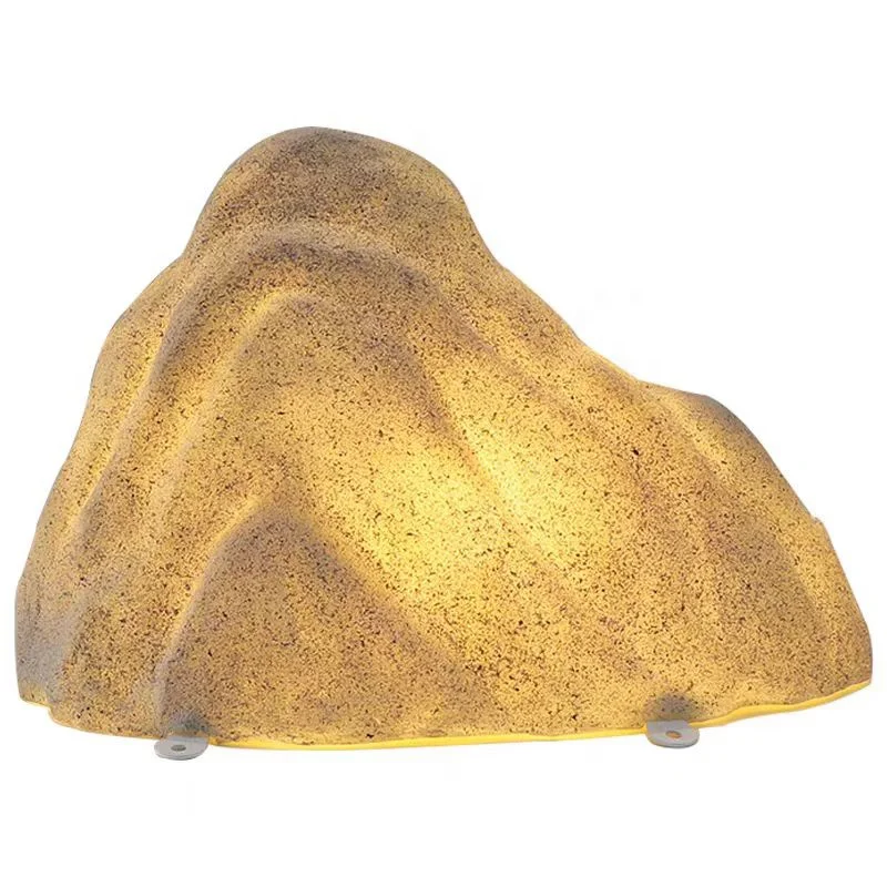 High Quality Solar Garden Decorative Landscape Light Outdoor Simulated Stone Light Waterproof Night Light Lawn Patio Path