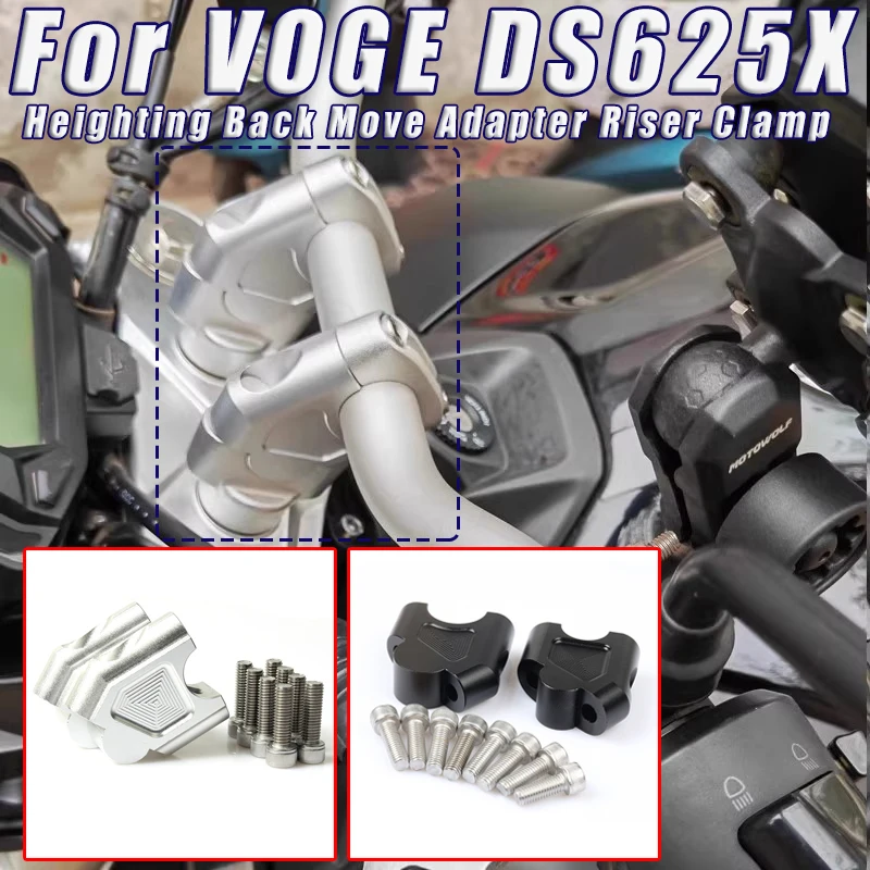

Для VOGE DS625X DS 625X DS 625X 2025 мотоциклетный руль, подъемник, зажим, крепление, удлинение руля, адаптер назад, аксессуары