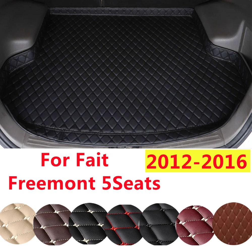 YJ High Side XPE Leather AUTO Accessories Car Trunk Mat Custom Fit For Fait Freemont 2016 15-2012 Rear Cargo Liner Cover Carpet