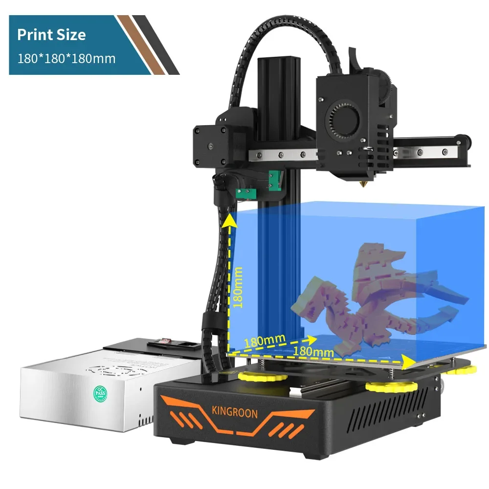 

KINGROON KP3S 3D Printer High Precision Printing Upgraded DIY FDM 3d printer Kit Touch Screen Size 180*180*180mm