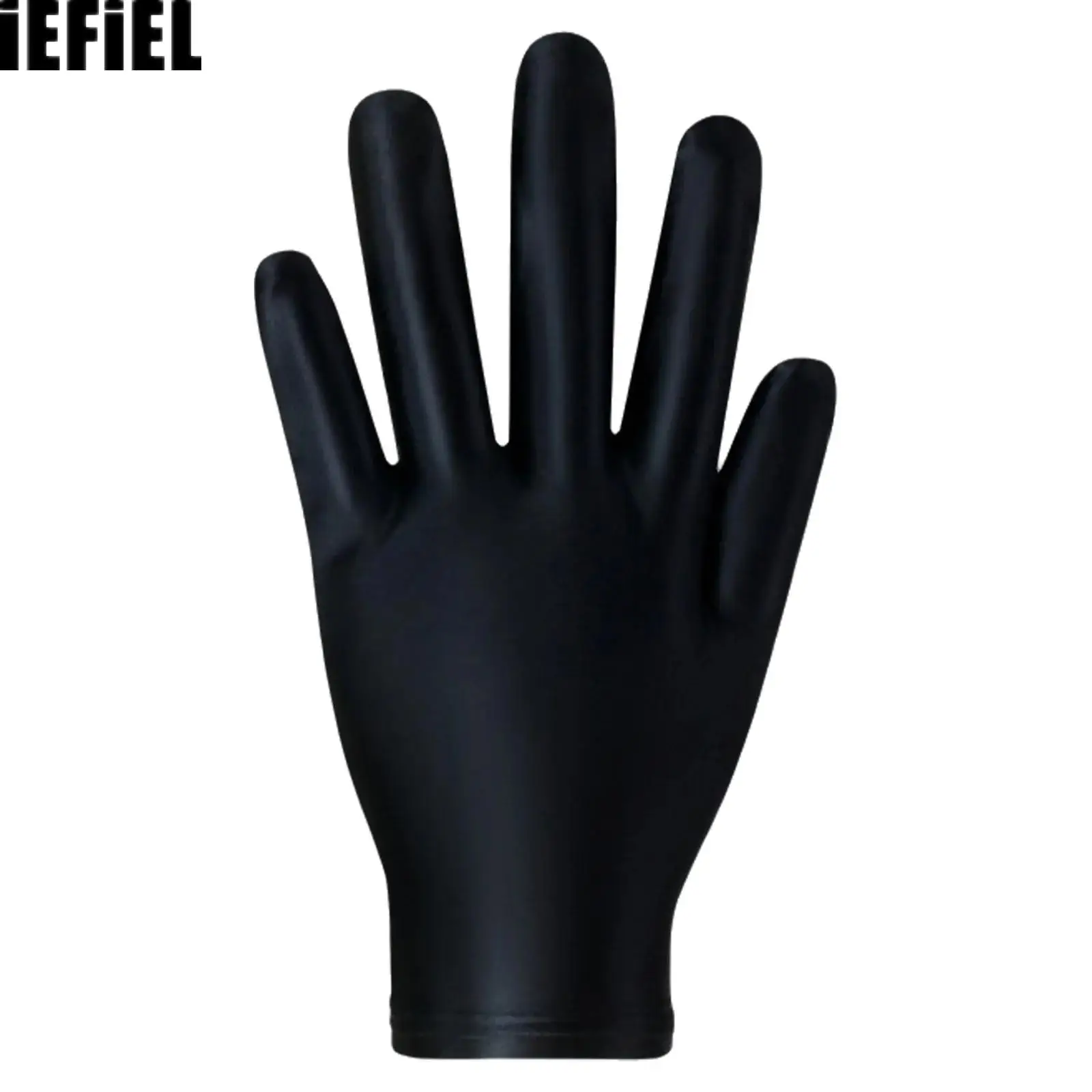 

1 Pair Unisex Metallic Shiny Spandex Stretchy Gloves for Adult Halloween Cosplay Costume Hand Accessories
