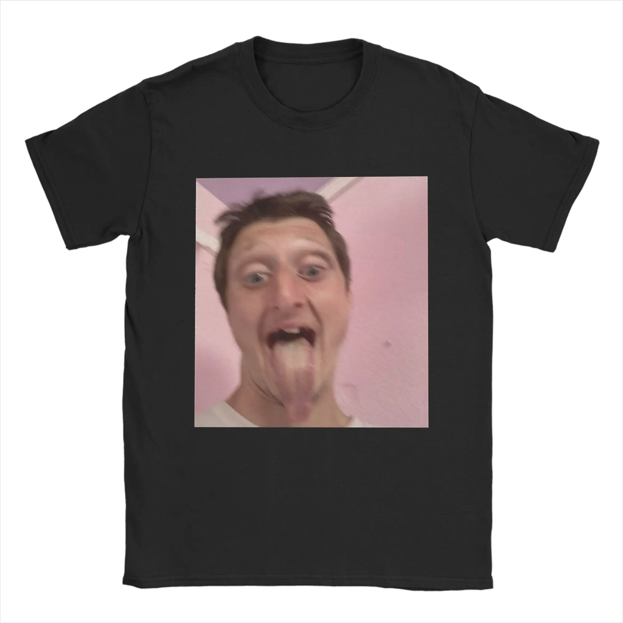 Men Women T Shirt Daniel Larson Selfie Pink  T Shirts Fashion  Summer Tee Shirt Vintage Pattern 100 Cotton Tops Plus Size