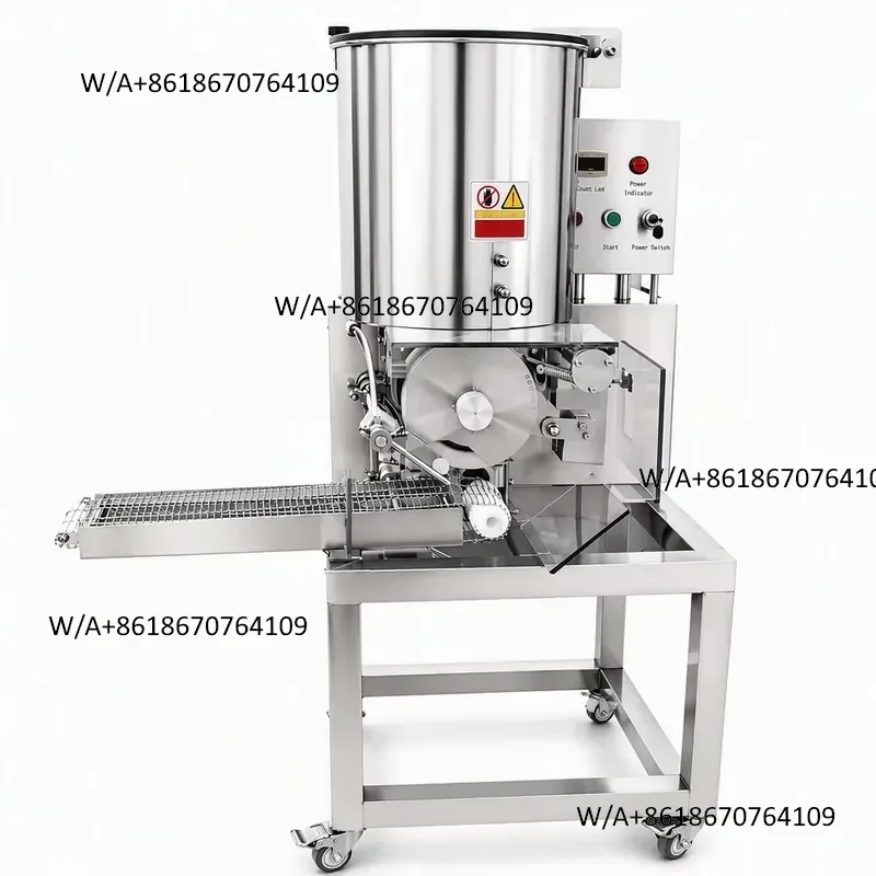 Commercial Hamburger Patty Forming Machine With Optional Wax Paper Device Multi Purpose Meat Pie Making Machine