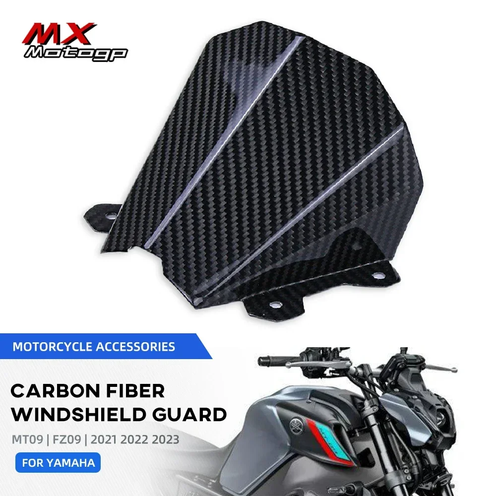 

Motorcycle Windshield Wind Deflectors Windscreen Front Fairing Cover For YAMAHA MT-09 MT09 FZ09 FZ MT 09 2021 2022 2023