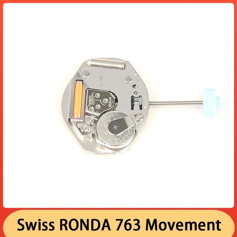 Szwajcaria RONDA 763 ruch kwarcowy 3 ręce 762 2 ręce do naprawy zegarków ruch części zamiennych stabilna jakość