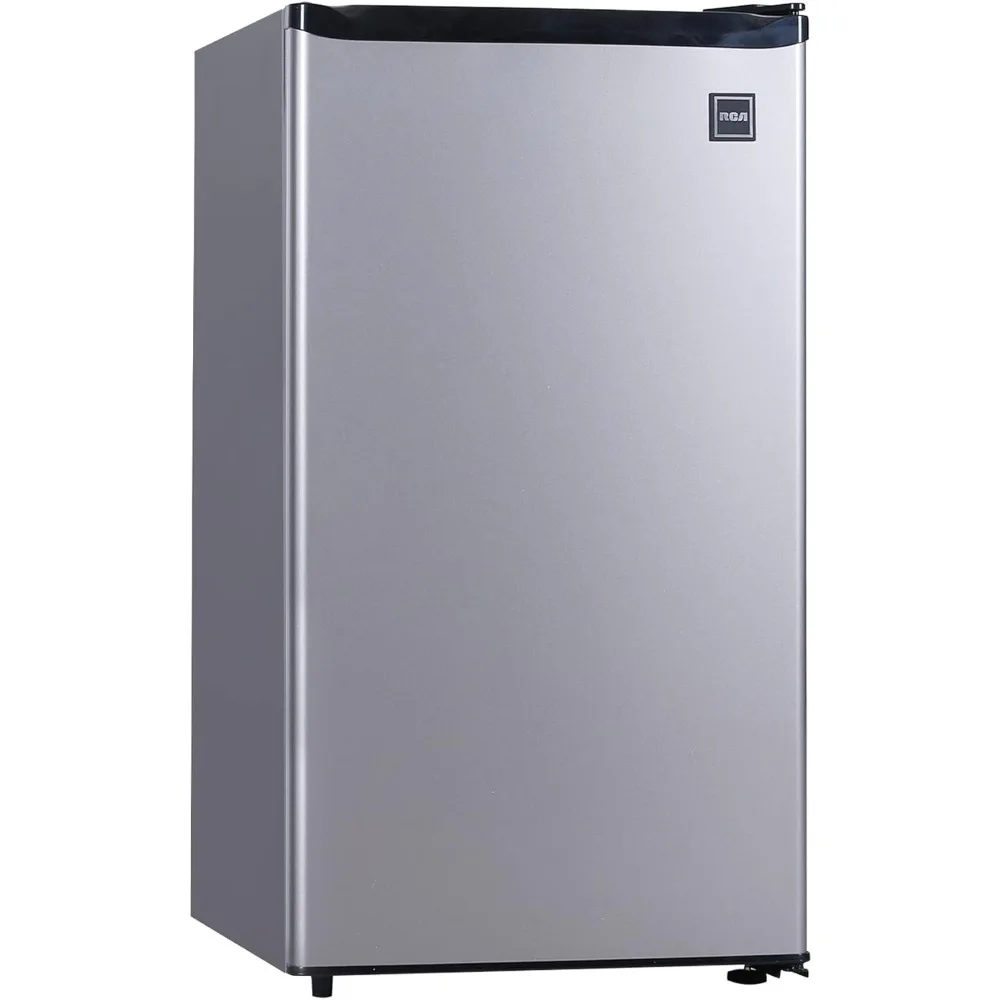 RFR322 Mini Refrigerator, Compact Freezer Compartment, Adjustable Thermostat Control, Reversible Door, Ideal Fridge for Dorm