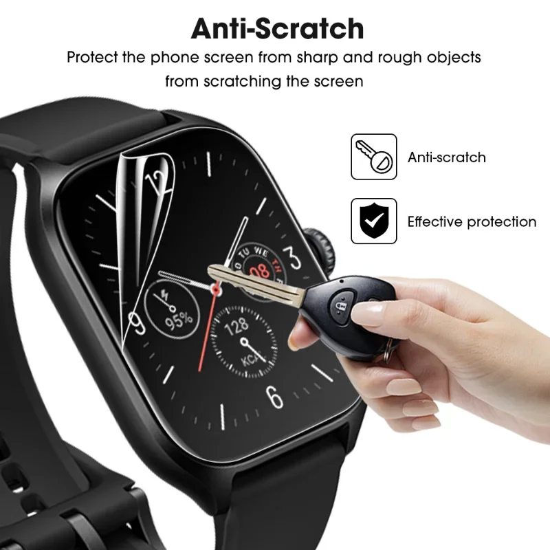 For Amazfit GTS 4/GTS 4 Mini Hydrogel Film Soft Screen Protector Anti-scratch TPU Film for Huami Amazfit GTS 4 Accessories