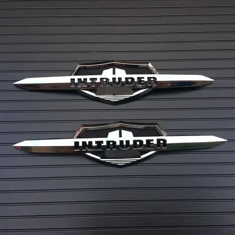 Para suzuki intruder 1400 1500 700 750 800 volusia 800 motocicleta 3d emblema emblema tanque de combustível adesivo almofada protetor decalque