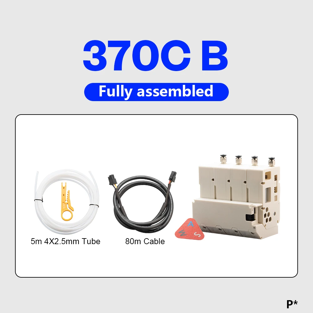 BMCU 370C 組み立て済み AMS BMCU 370C 組立済み Bambu lab AMS Lite互換品 3Dプリンタ