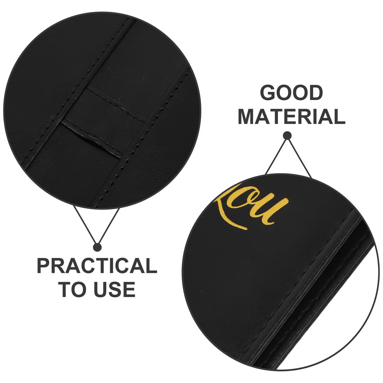 PU Restaurant Tip Holder Card Holder Bill Book Organizer Thank You Print Check Presenters for Bars Cafes