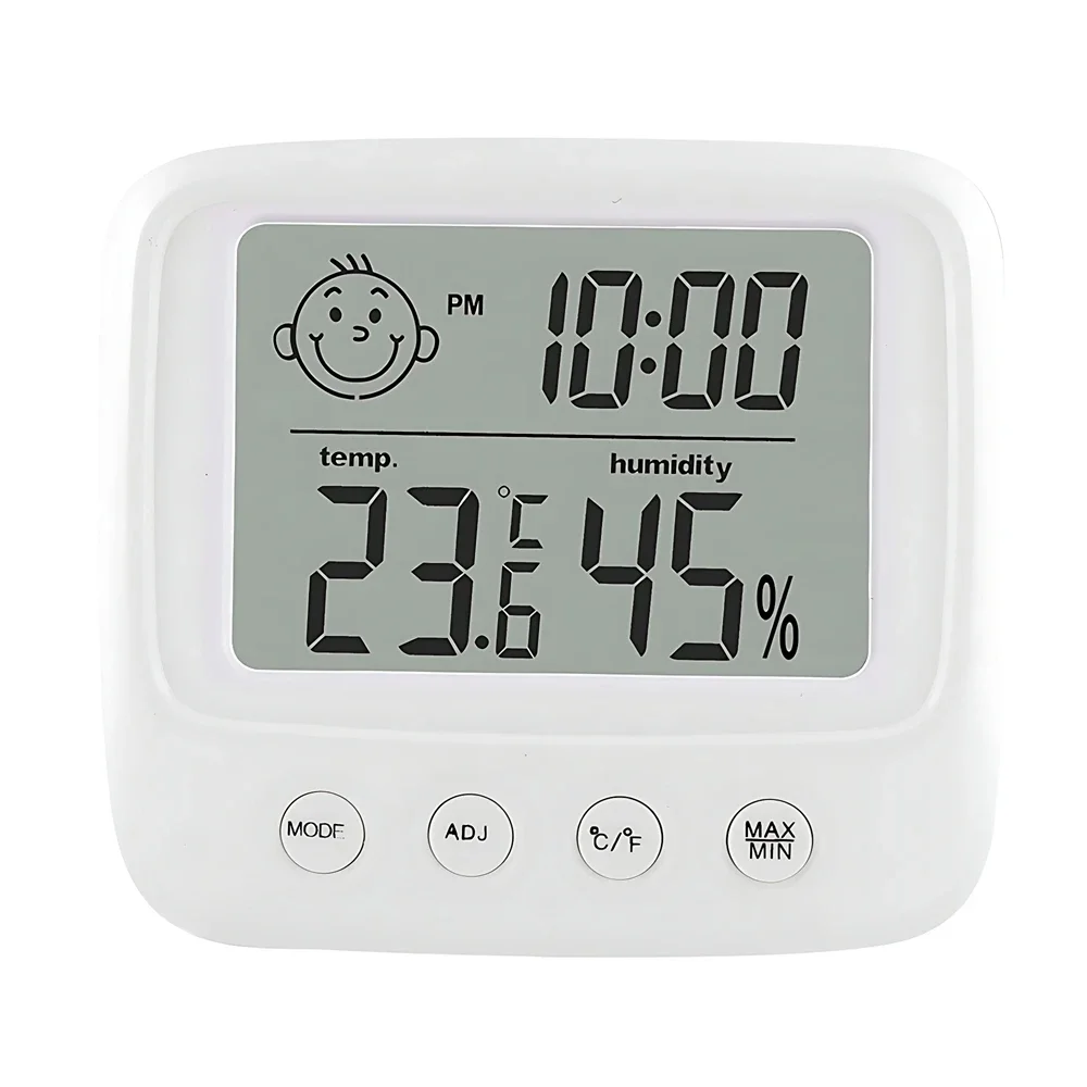 LCD Digital Temperature Humidity Meter Backlight Home Indoor Electronic Hygrometer Thermometer Weather Station Baby Room