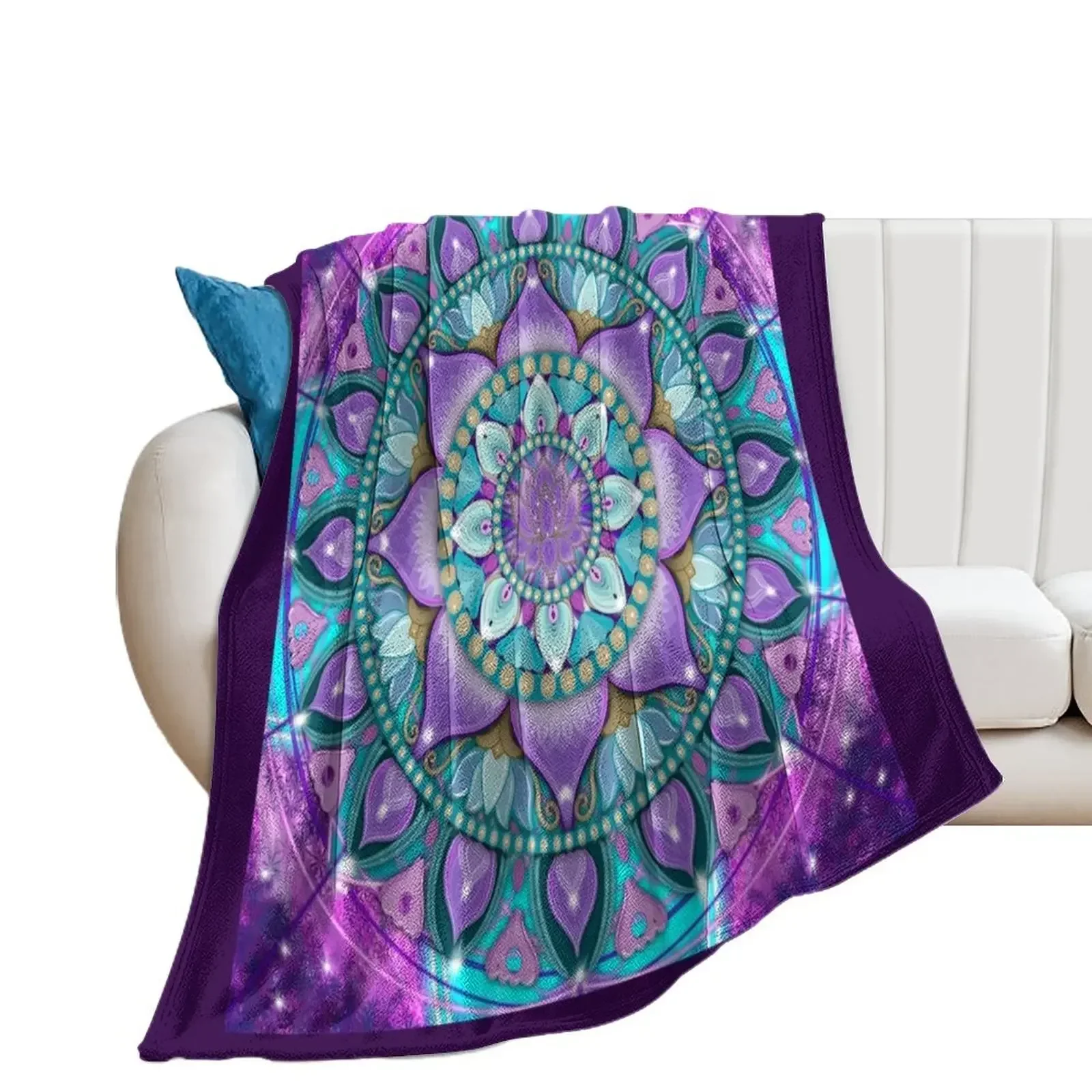 

Mandala-relax Throw Blanket Picnic Vintage Kid'S Furrys Blankets