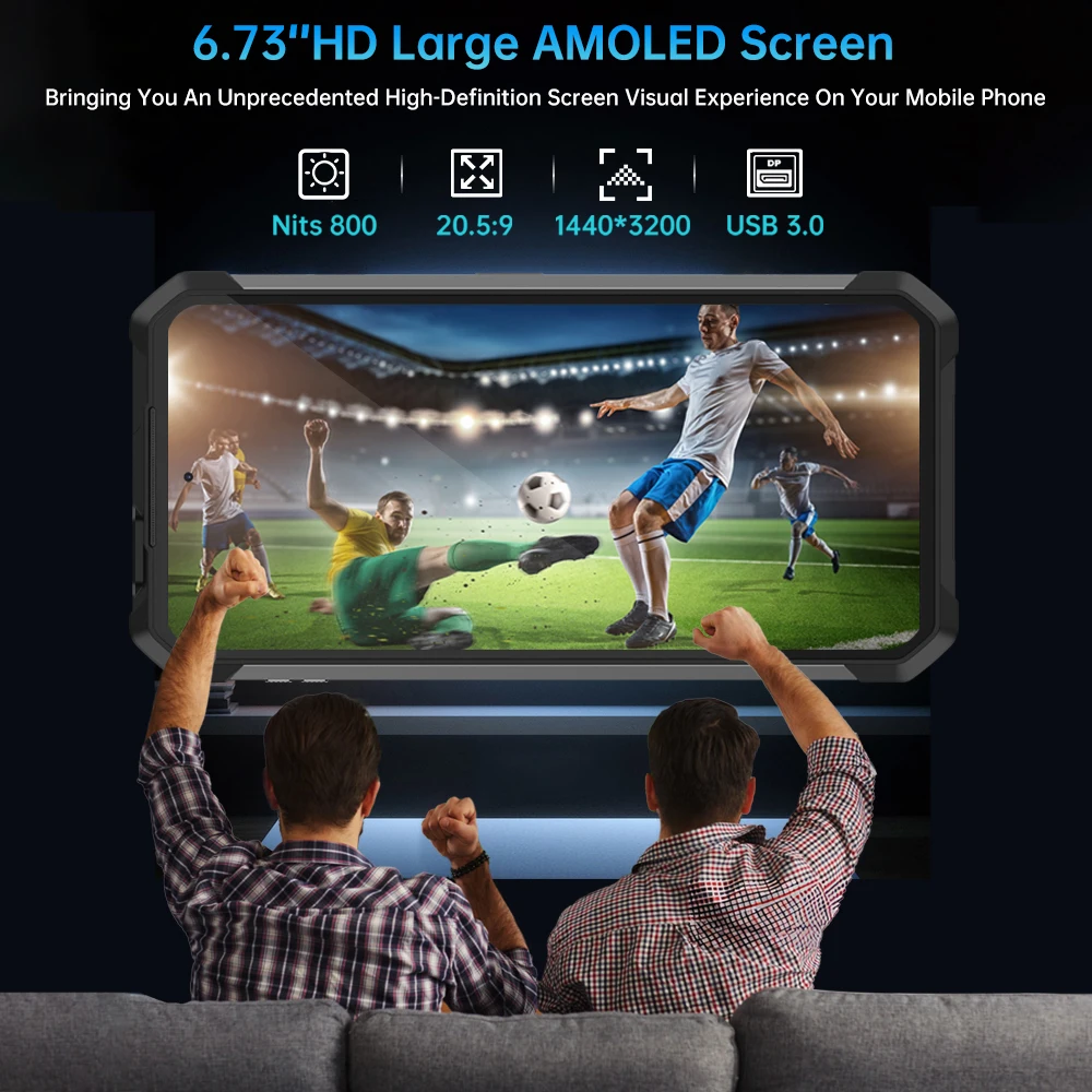 8849 Tank 4 Pro Unihertz 5G AI Proyector resistente Smartphone 1TB + 36G Dimensidad 8300 AMOLED 3K Android 14 6,78»120HZ 11600mAh 3
