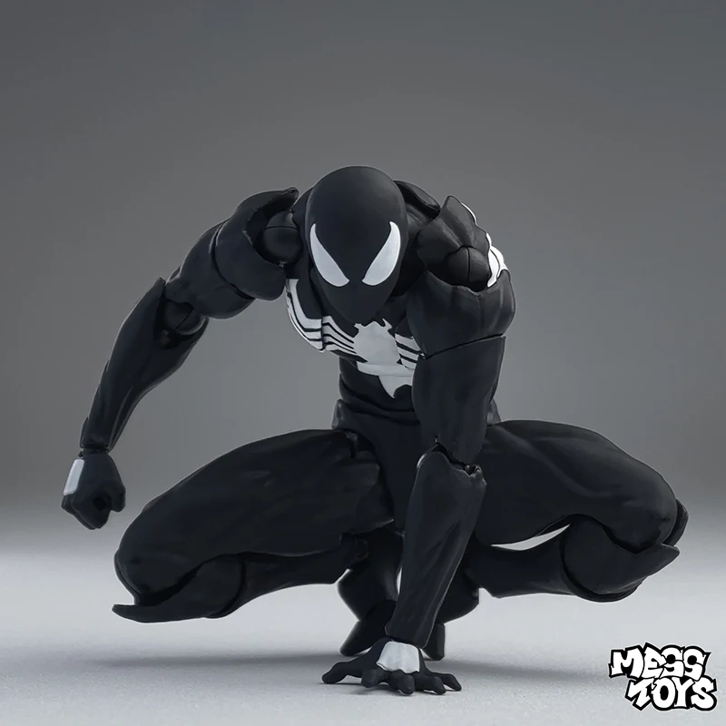 mess-toys-marvel-black-neighbor-symbiote-spider-man-black-venom-costume-jointly-movable-action-figure-anime-peripheral-figure