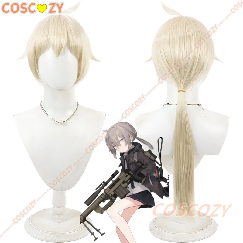 

Game Girls Frontline M200 Косплей Парики Хэллоуин 60 см Длинные Прямые Светло-русые Волосы Термостойкие Синтетические Волосы с Кепкой Для Парика
