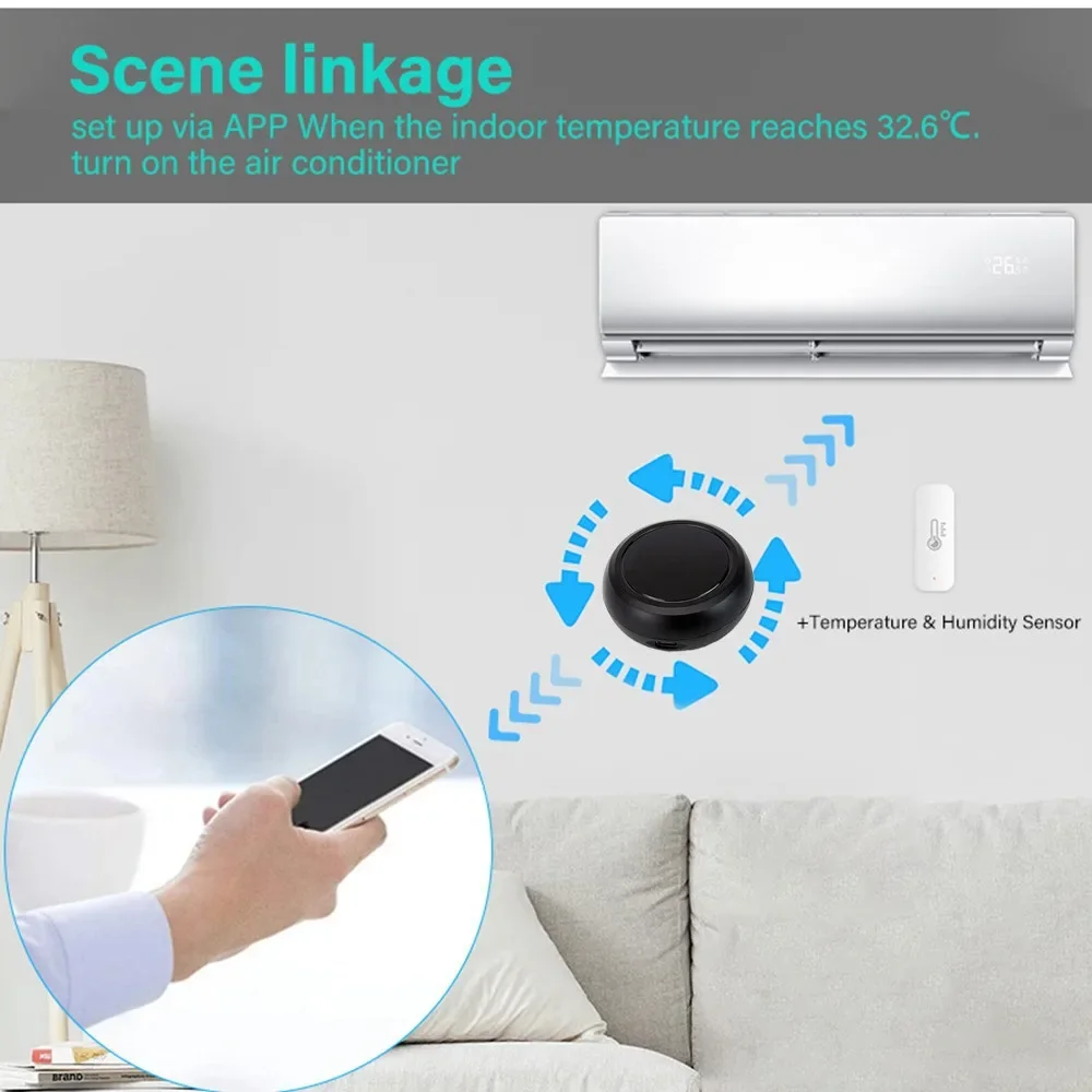 Télécommande universelle Smart WiFi IR, télécommande infrarouge, Tuya, Smart Life, commande vocale, Alexa, Google Home