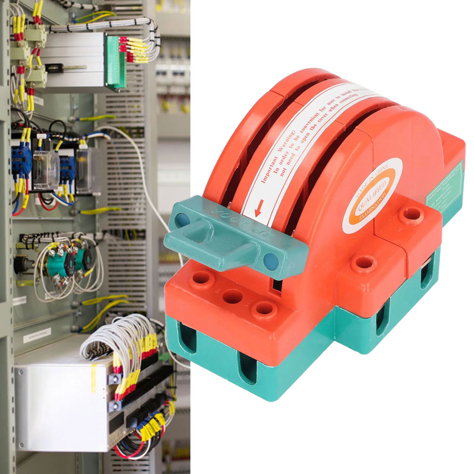 

100A 2 Pole Double Throw Knife Switch Electrical Disconnect Knife Switch for Home Appliances 2 Pole Knife Switch AC 380V