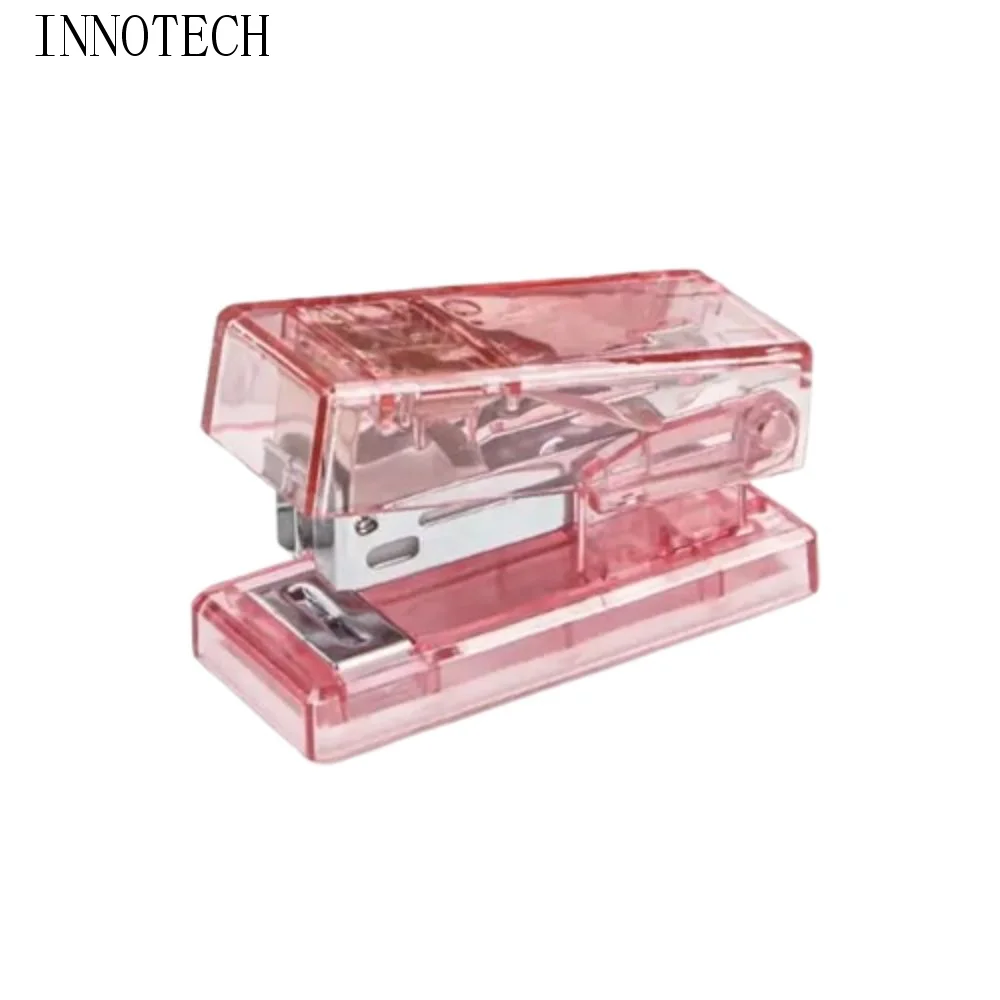 

Mini Mini Stapler Transparent Multifunction Paper Binder Set Easy-Use Durable Paper Staplers Paper Fixing