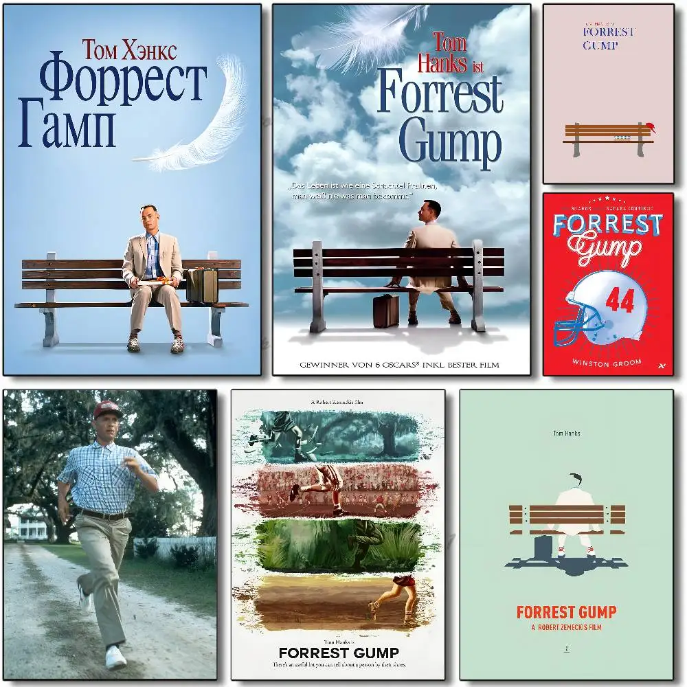 Forrest Gump Poster Self-adhesive Art Room Entrance Restaurant Wall Decor Art Painting