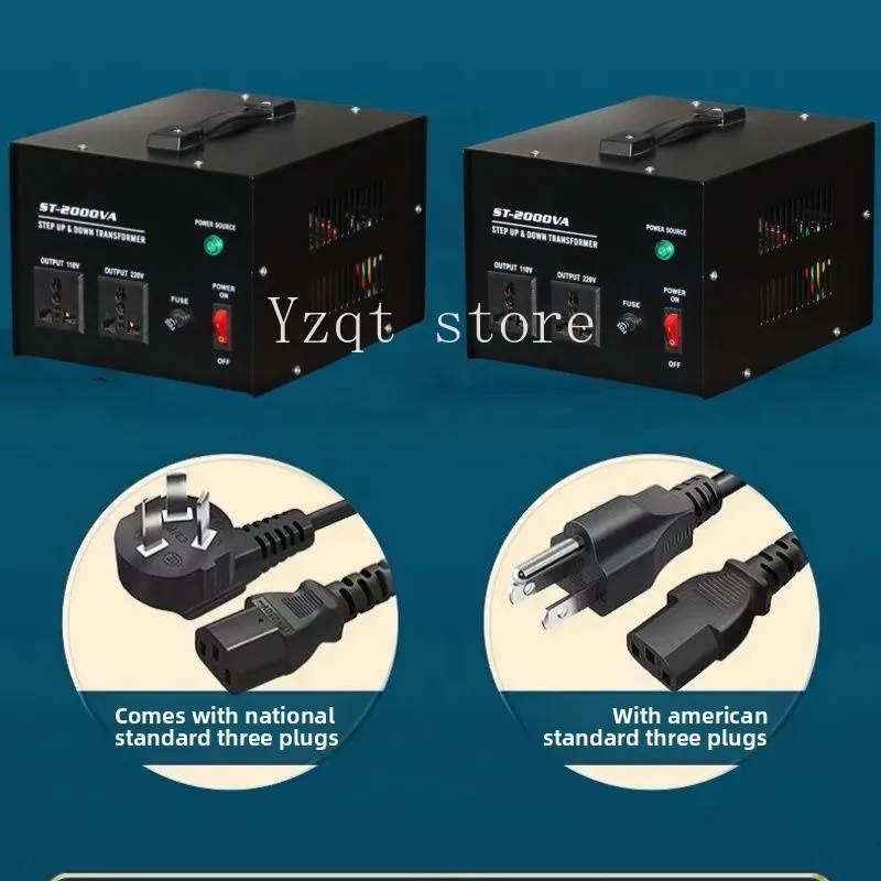 110V liter 220v to 110v lifting voltage conversion transformer Amazon US foreign trade cross-border export