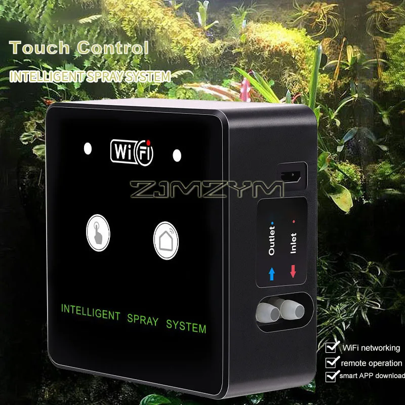 Wifi Electronic Timer Automatic Rainforest Sprayer Intelligent Mist Fogger Spray Irrigation System Reptile Humidifier