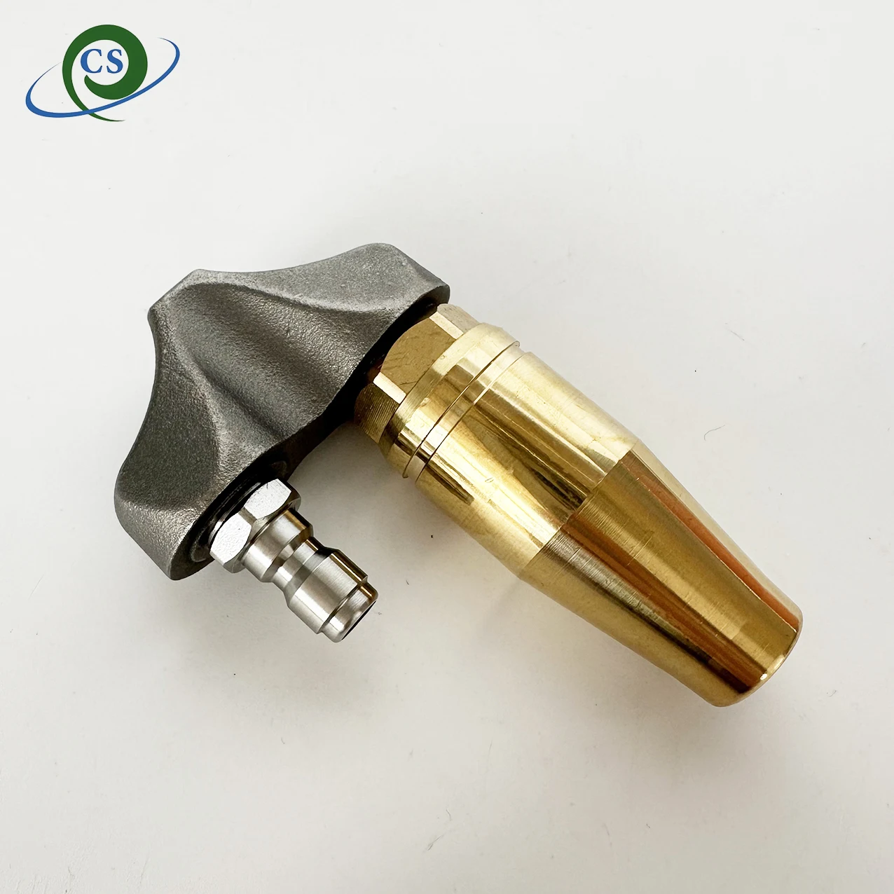 1/4 3/8 Cleaning Reverse Turbo Sewer Drain Jetter Nozzle 3000 PSI for Pressure Washer Sewer Jetter Kit Nozzle Dual Turbo Nozzle