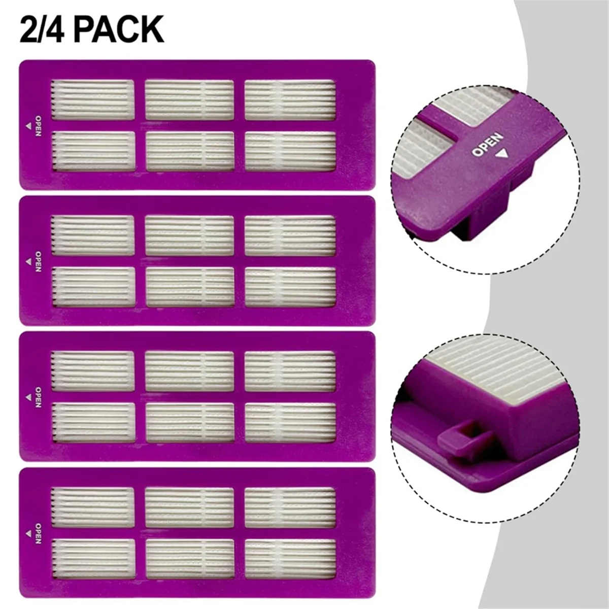 Filter udara HEPA suku cadang pengganti untuk Eureka J15 Pro Ultra Aksesori Robot penyedot debu