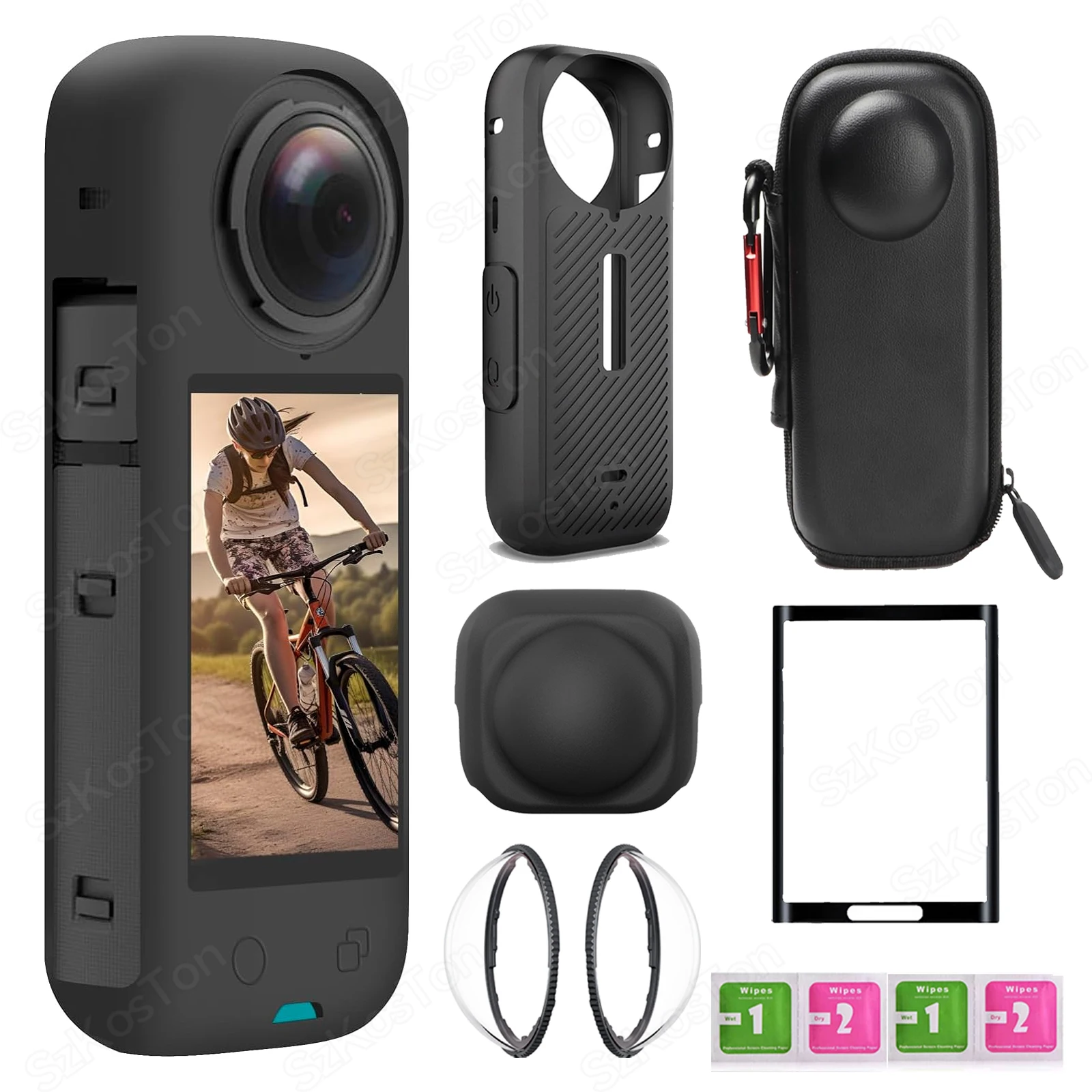 Protezioni per lenti per Insta 360 X4 protezioni per lenti protezione per lenti impermeabile Insta360 X4 accessori per la protezione della fotocamera