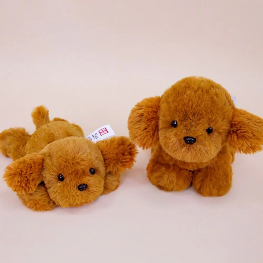 หมอนโซฟาตุ๊กตาสัตว์เลี้ยงลูกสุนัขขนปุย หมอนหนุนรูปสุนัขจำลอง ขนาด 20 ซม. ของขวัญวันเกิดสำหรับสุนัข