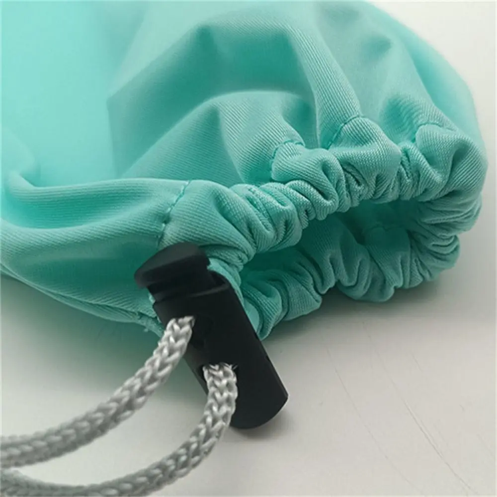 Drawstring Pocket Badminton Racket Cover Bag Flannel Cover Single Shoulder Badminton Storage Bag 23cmx72cm 2 Rackets