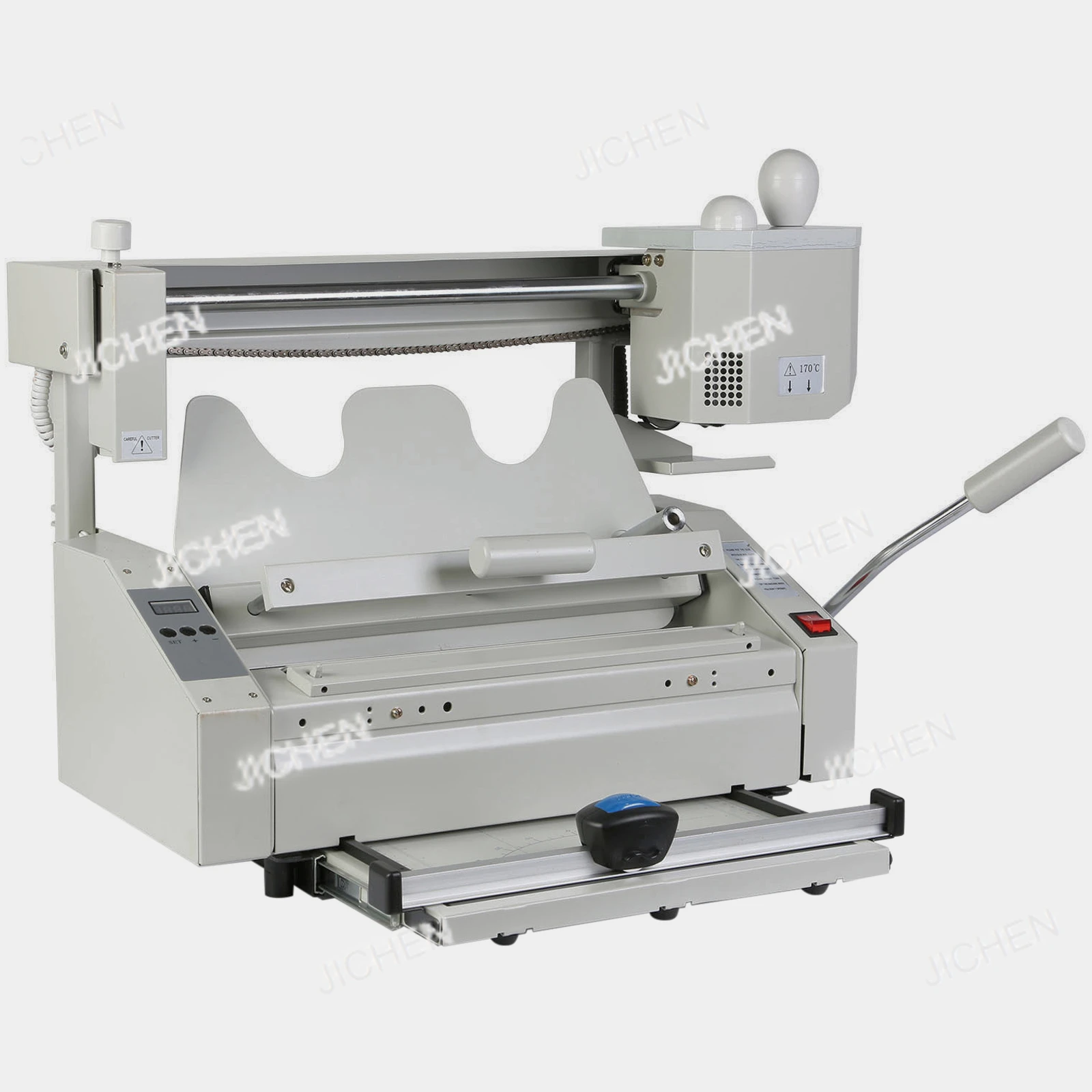 

For Automatic Hot Melt Glue Perfect Glue Binder Hardcover Book Binding Machine FN-30+ FRONT