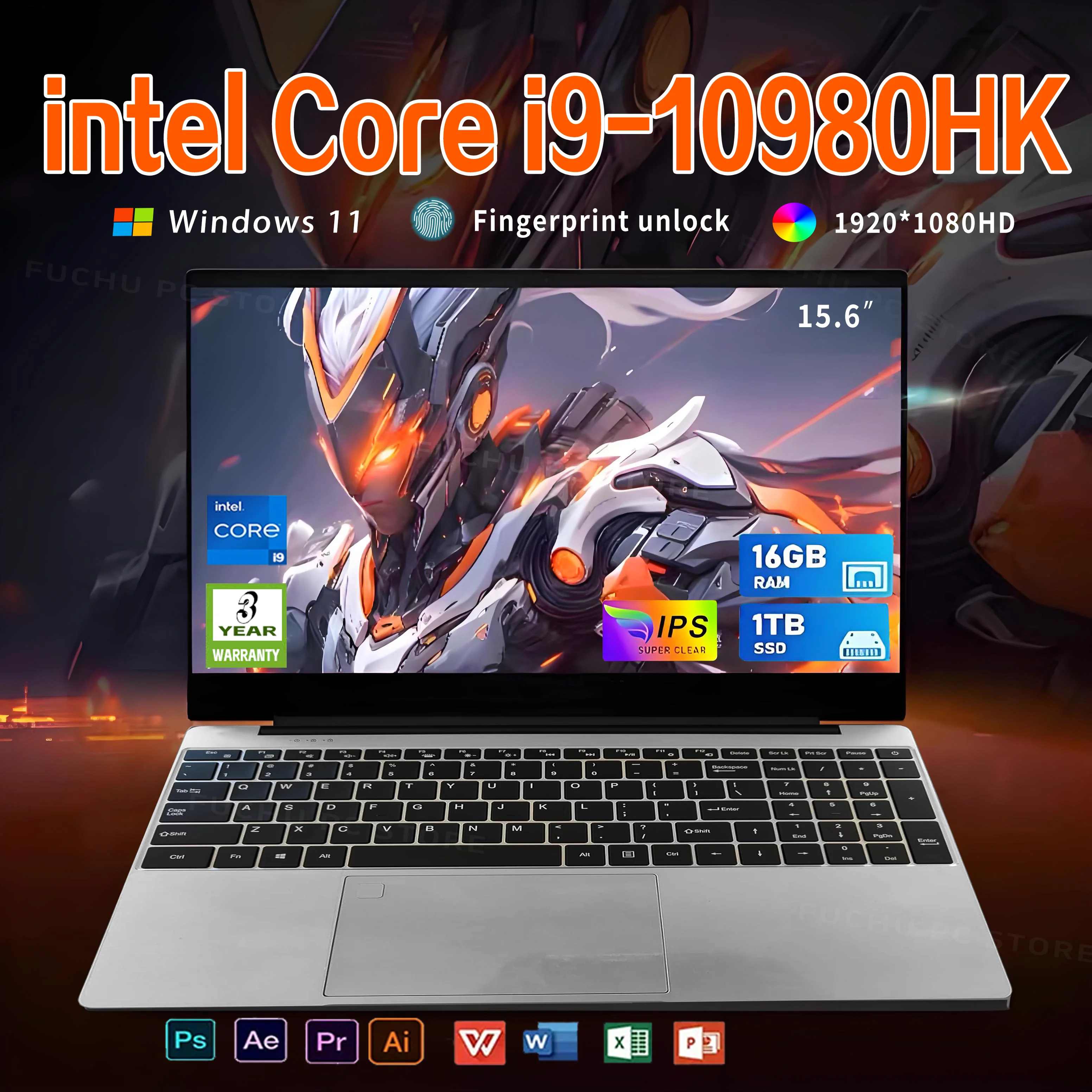 �y�Z�[�����z15.6�C���` Windows 11 Pro���ڃm�[�g�p�\�R�� Intel Core i9-10980HK 16GB RAM 1TB SSD Office�Ή� �Q�[�~���O/�w�K�p�m�[�g�p�\�R��