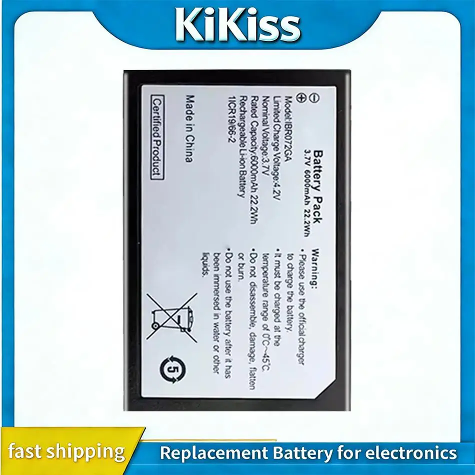 

6000mAh For Kami AD201-1 SL1M SL2M SL1K SL2K Reliable Power Supply Outdoor Camera Battery
