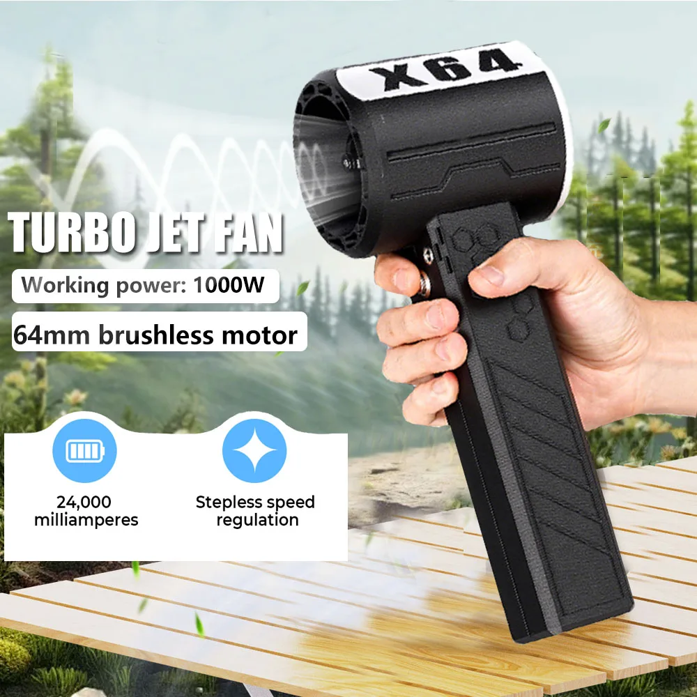 

Ручной турбореактивный вентилятор Violent, 64 мм, бесщеточный, мощный, 1400 г, тяга 1000 Вт, мощный канальный вентилятор, турбовентилятор, автомобильный воздуходувка