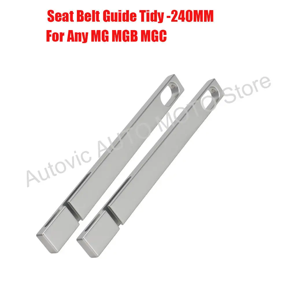 Guía de Cinturón de Seguridad de Aluminio para Reposacabezas de 240 mm para MGB MGC GT Midget GT6 TR6 Spitfire