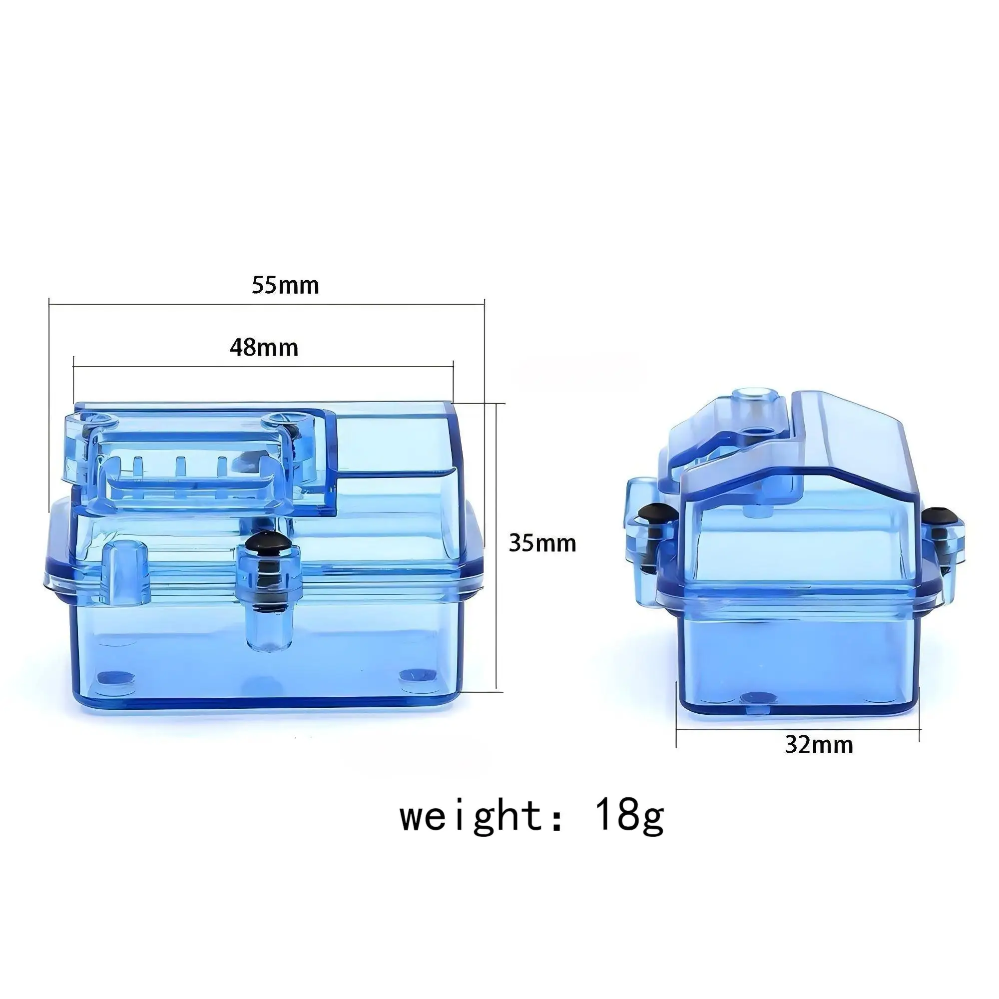 Universal Waterproof Receiver Box for RC Car & Model Boat, Dustproof Moisture Protection for Axial SCX10, TRX-4, HSP, D90