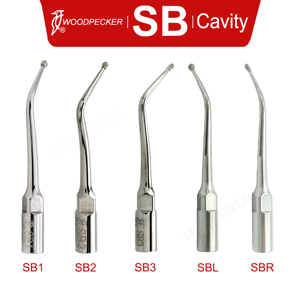 

Original Woodpecker Dental Ultrasonic Scaler Tips Scaling Tip for Cavity Preparation Fit EMS Dental Products SB1 SB2 SB3 SBR SBL